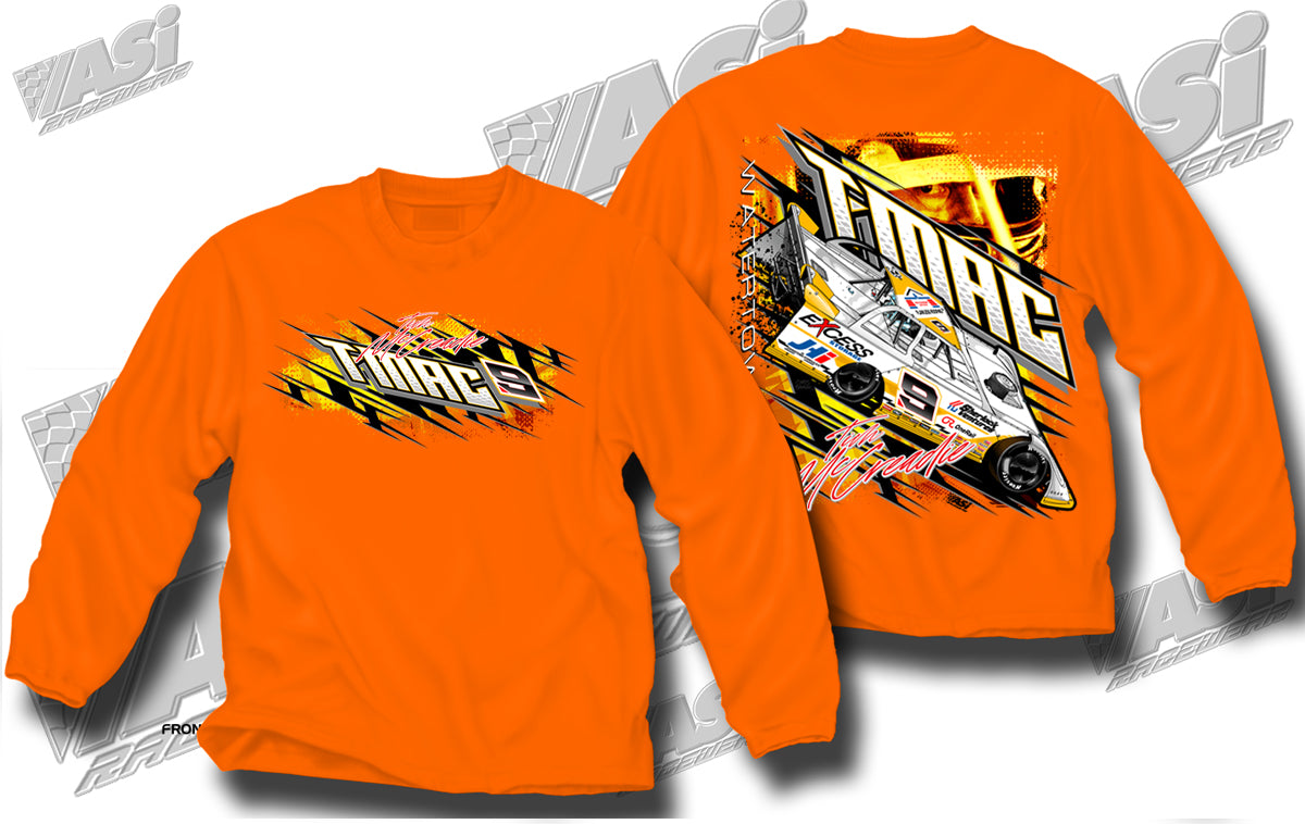 T-Mac Intense Flo Orange Long Sleeve Tee