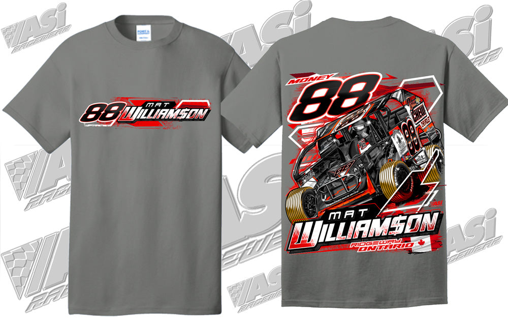 Mat Williamson - Hex Medium Grey Tee