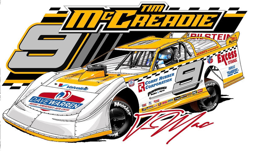 Decal - T-Mac Bob McCreadie Tribute Car