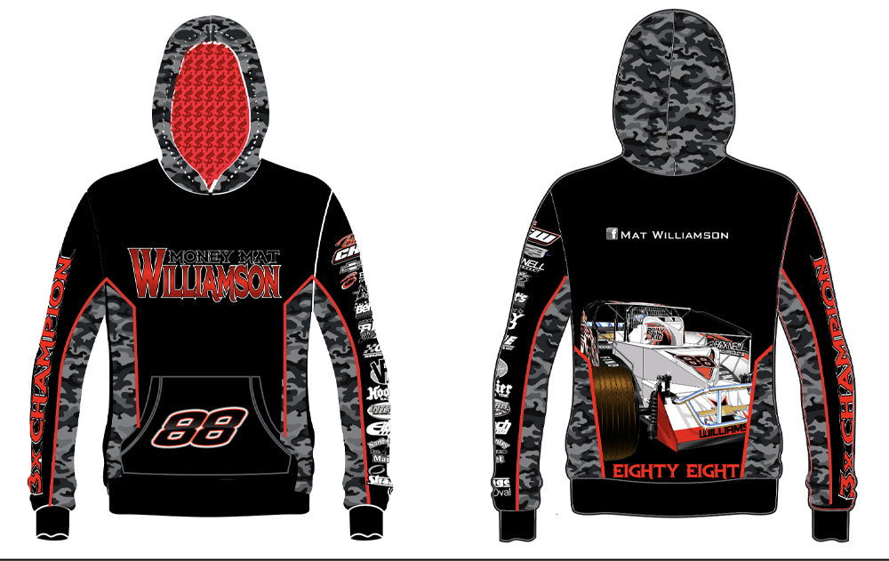 Mat Williamson - Sublimated Dry Fit Hoodie