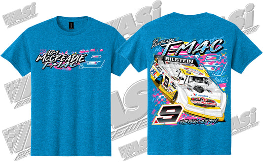 T-Mac Puzzle Heather Sapphire Tee