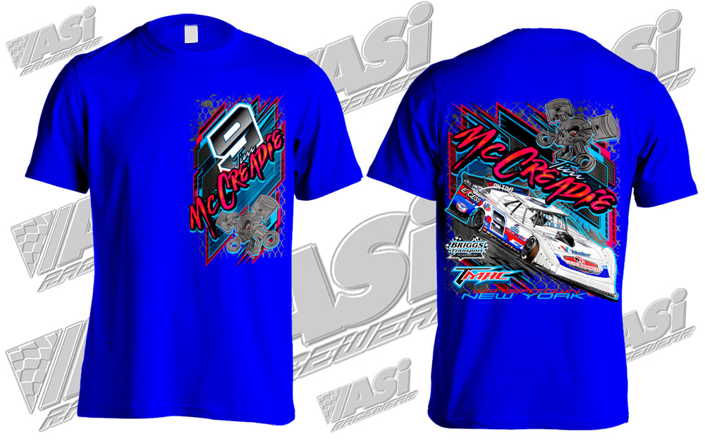 T-Mac Skull Piston Royal Tee