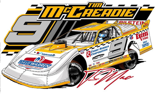 Decal - T-Mac Bob McCreadie Tribute Car