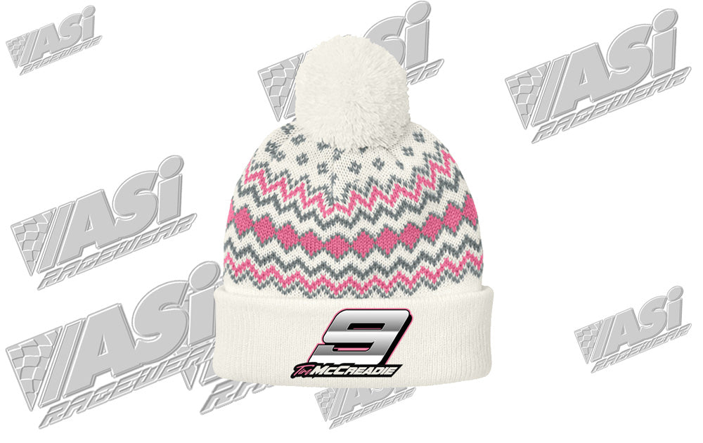 T-Mac Marshmallow/ Pink Beanie